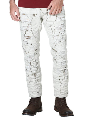 Pantalon Casual para Hombre, Mezclilla 'Centenario' - ID: 41194 HUESO - BELLEZA'S - Pantalon Casual para Hombre, Mezclilla 'Centenario' - ID: 41194 HUESO - BELLEZA'S - 41194