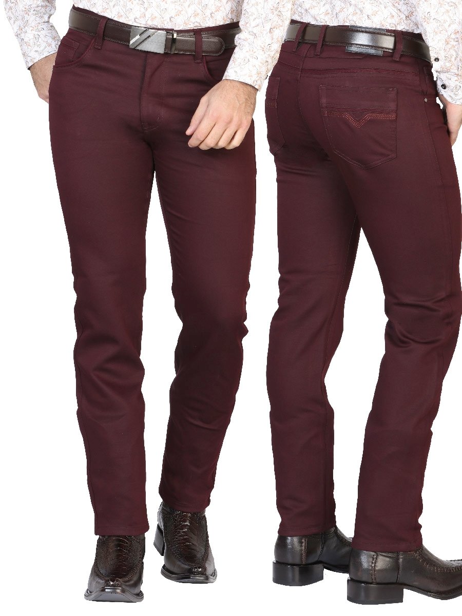 Pantalon Chino El Señor De Los Cielos 97% Cotton 3% Spandex ID: 42853 VINO - BELLEZA'S - Pantalon Chino El Señor De Los Cielos 97% Cotton 3% Spandex ID: 42853 VINO - BELLEZA'S - 42853