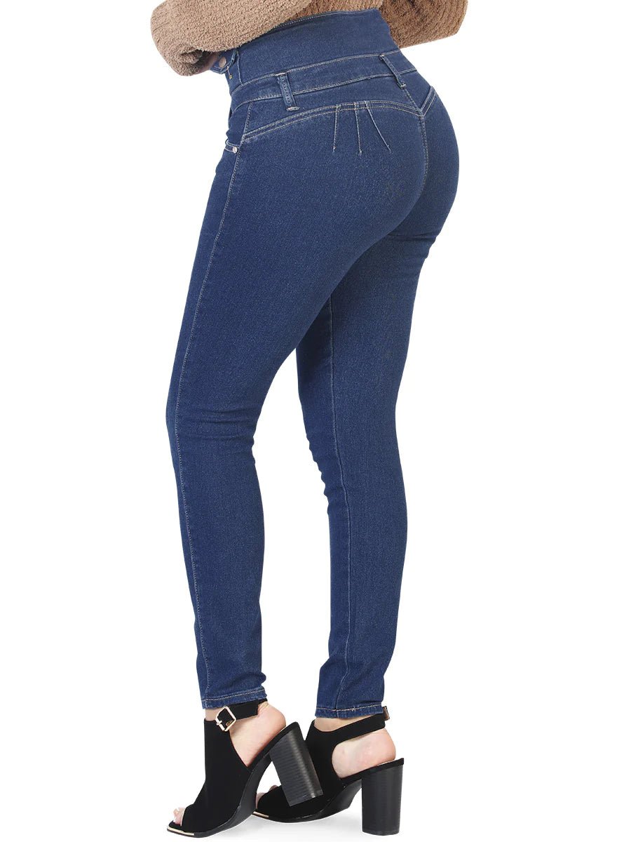 Pantalón Colombiano Para Mujer Mezclilla Stretch Mitzi Michel ESTILO T2273 - BELLEZA'S - Pantalón Colombiano Para Mujer Mezclilla Stretch Mitzi Michel ESTILO T2273 - Pantalones Colombianos - T 2273 1