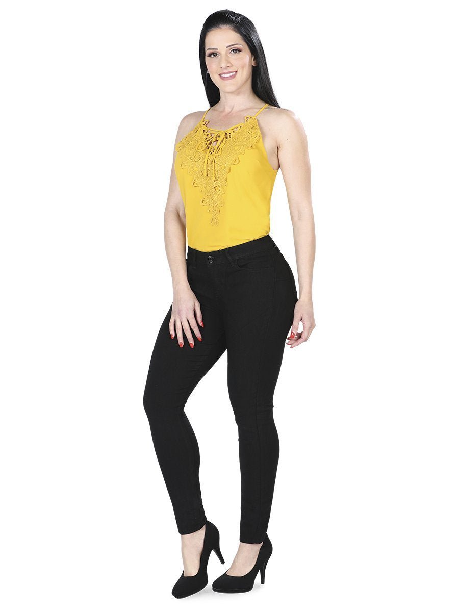 Pantalón De Gabardina Stretch - BELLEZA'S - Pantalón De Gabardina Stretch - BELLEZA'S - Pantalones - W1506