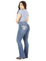 Pantalón Vaquero Para Mujer Mezclilla Stretch Legend ESTILO YL035 - BELLEZA'S - Pantalón Vaquero Para Mujer Mezclilla Stretch Legend ESTILO YL035 - Pantalones Colombianos - YL 035 1