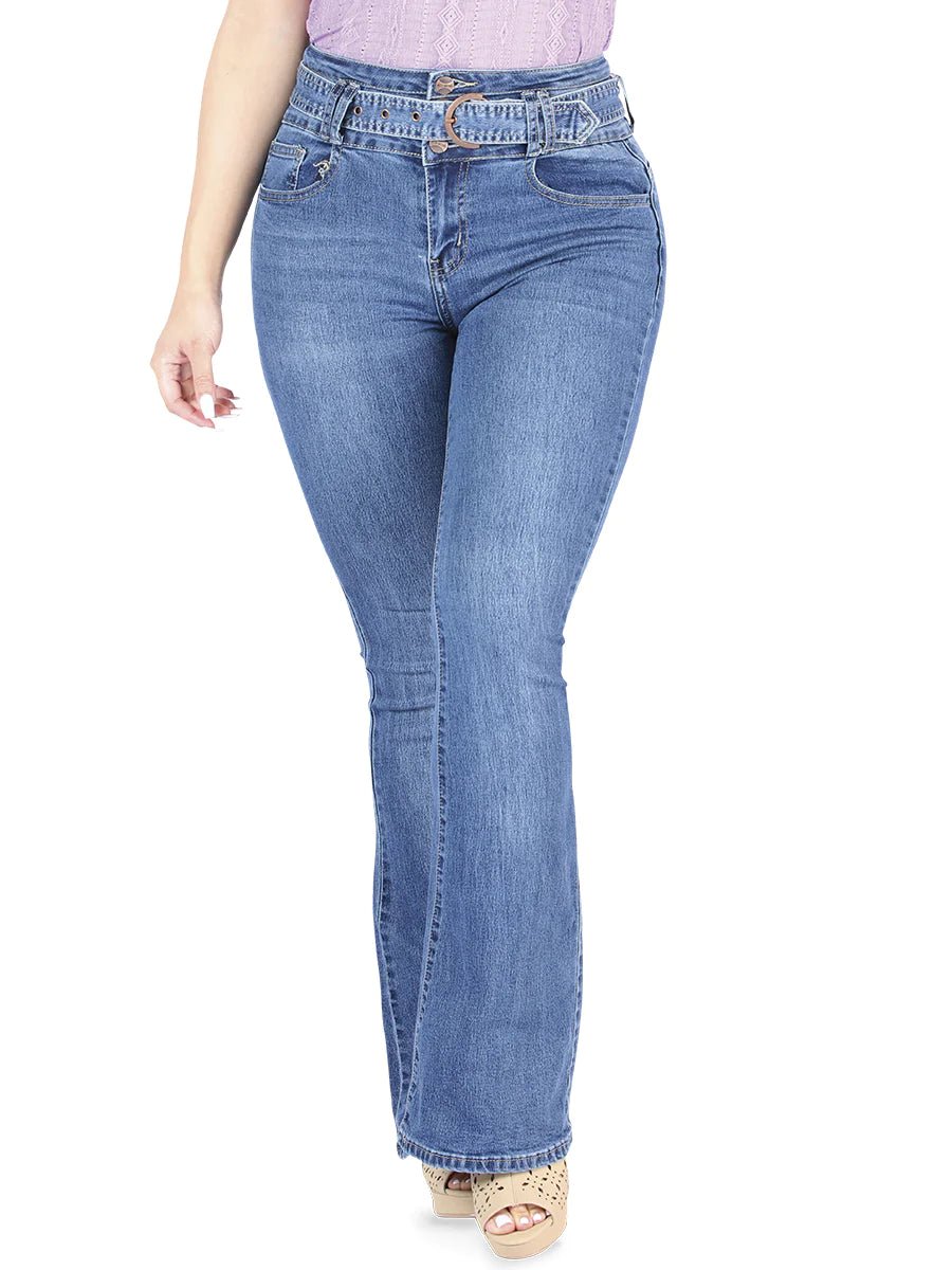 Pantalón Vaquero Para Mujer Mezclilla Stretch Legend ESTILO YL035