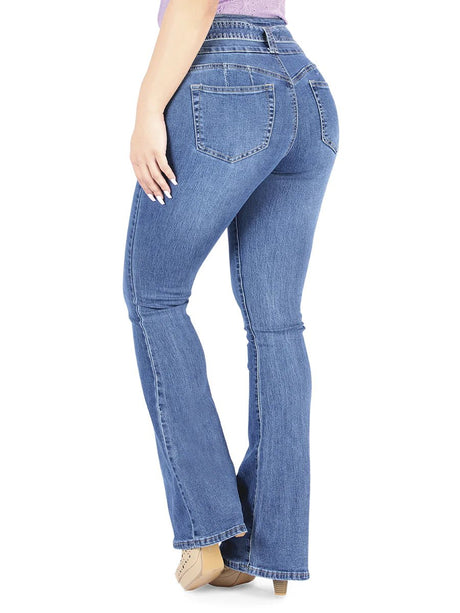 Pantalón Vaquero Para Mujer Mezclilla Stretch Mitzi Michel ESTILO R217 - BELLEZA'S - Pantalón Vaquero Para Mujer Mezclilla Stretch Mitzi Michel ESTILO R217 - Pantalones Colombianos - R 217 1