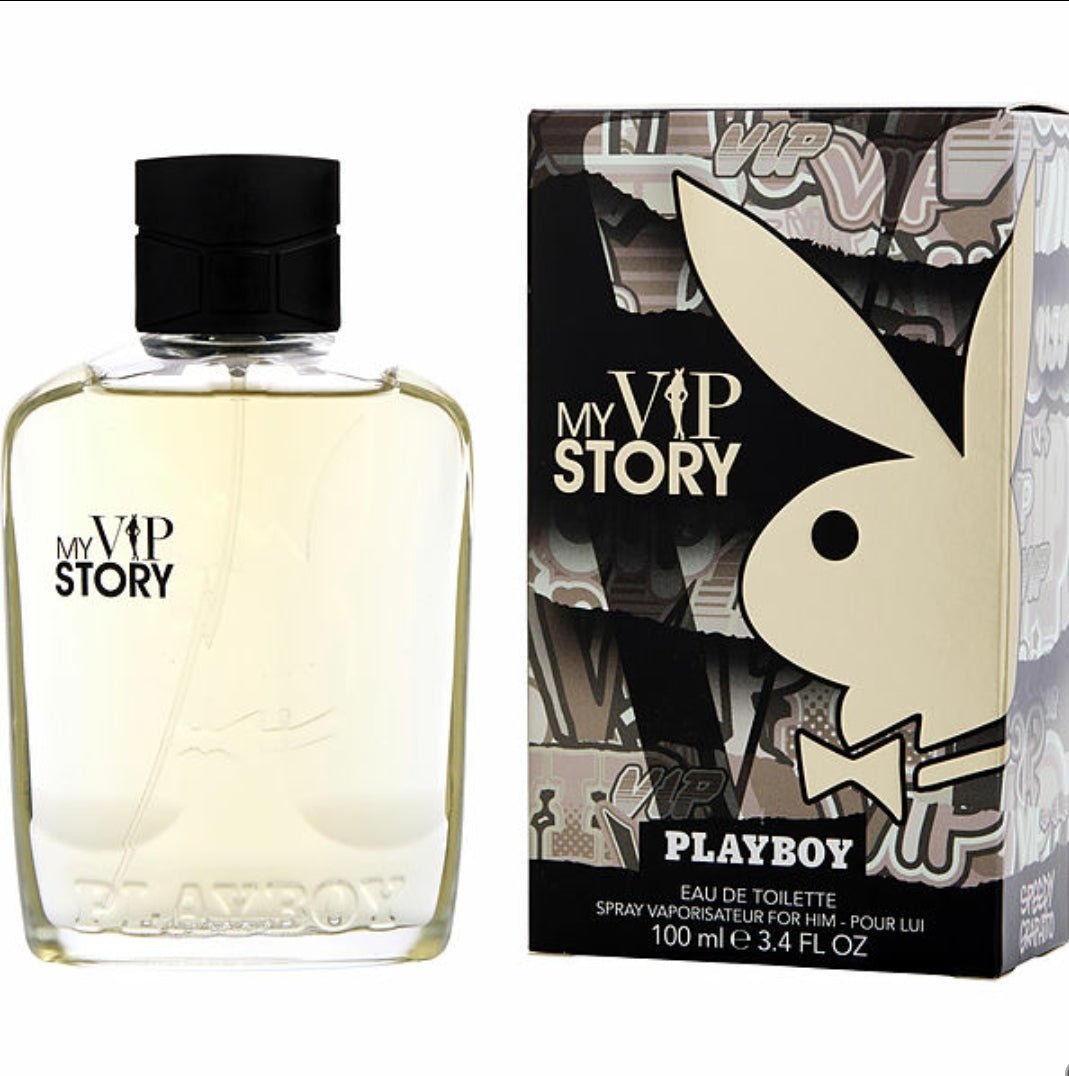 Playboy My Vip Story For Men Eau De Toilette Spray 3.4 oz - BELLEZA'S - Playboy My Vip Story For Men Eau De Toilette Spray 3.4 oz - 238506