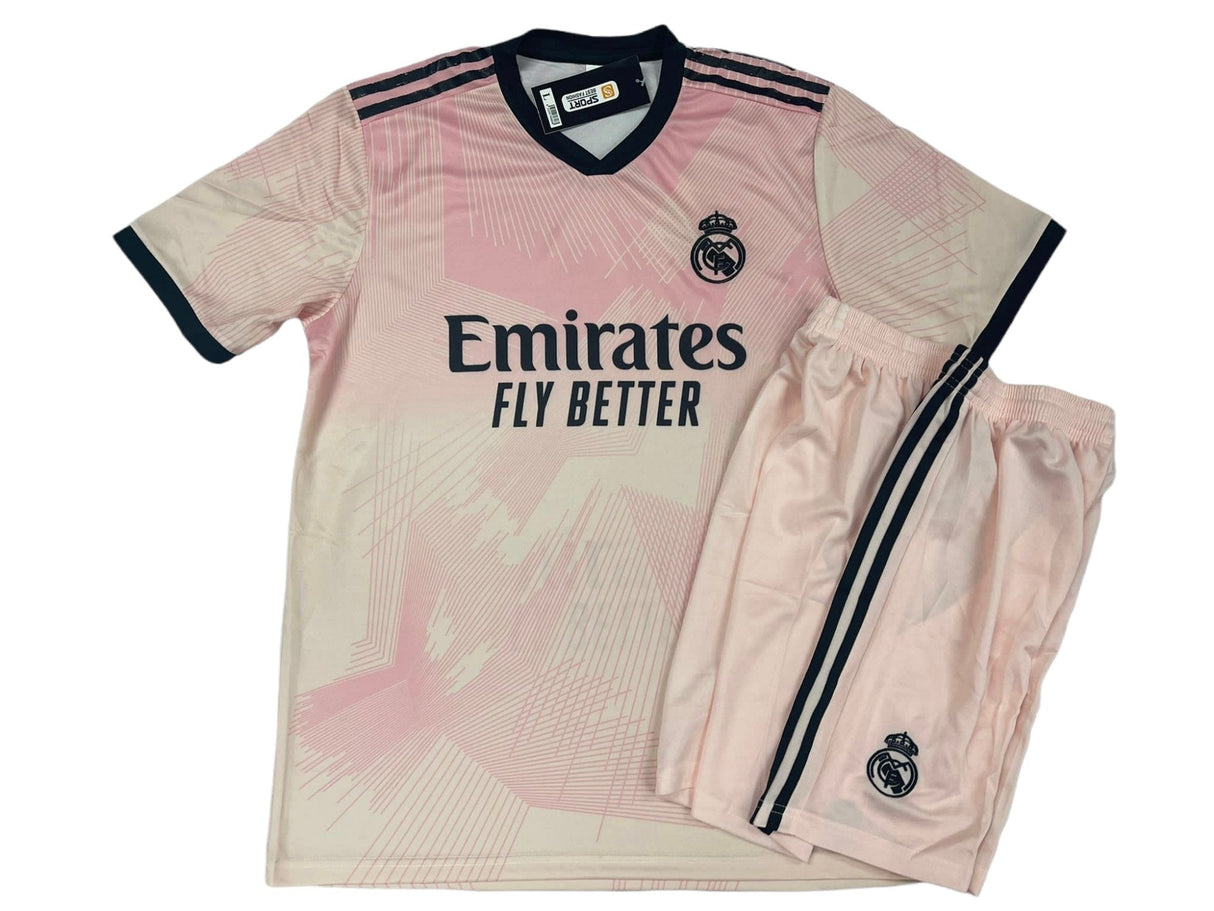 REAL MADRID Men's Sports Jersey T-Shirts & Shorts PINK-0070 - BELLEZA'S - REAL MADRID Sports Jersey T-Shirts & Shorts PINK-0070 - BELLEZA'S - JERSEY - 000070