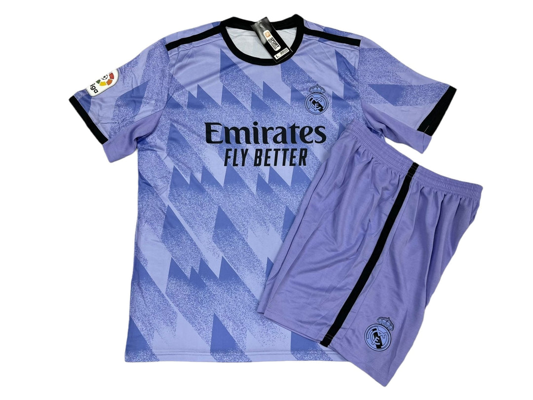 REAL MADRID Men's Sports Jersey T-Shirts & Shorts PURPLE-0071 - BELLEZA'S - REAL MADRID Sports Jersey T-Shirts & Shorts PURPLE-0071 - BELLEZA'S - JERSEY - 000071