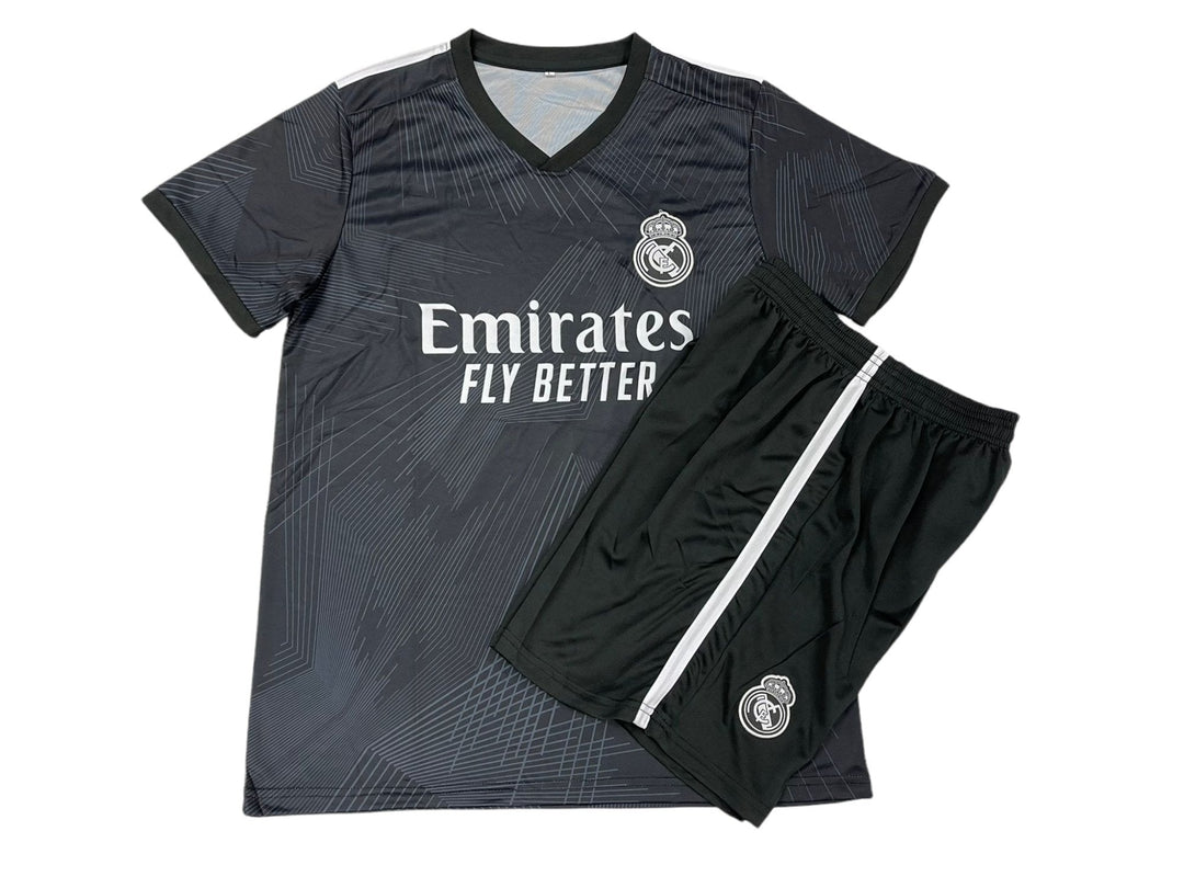 REAL MADRID Sports Jersey T-Shirts & Shorts BLACK-0072 - BELLEZA'S - REAL MADRID Sports Jersey T-Shirts & Shorts BLACK-0072 - BELLEZA'S - JERSEY - 000072