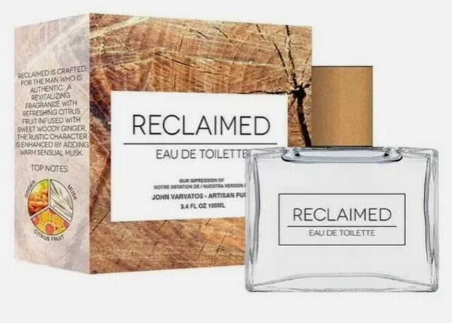 RECLAIMED Eau De Toilette For Men 3.4 Oz - BELLEZA'S - RECLAIMED Eau De Toilette For Men 3.4 Oz - BELLEZA'S - 6439