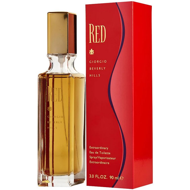 Red For Women Eau De Toilette Spray 3 oz - BELLEZA'S - Red For Women Eau De Toilette Spray 3 oz - Perfume Para Mujer - 121809