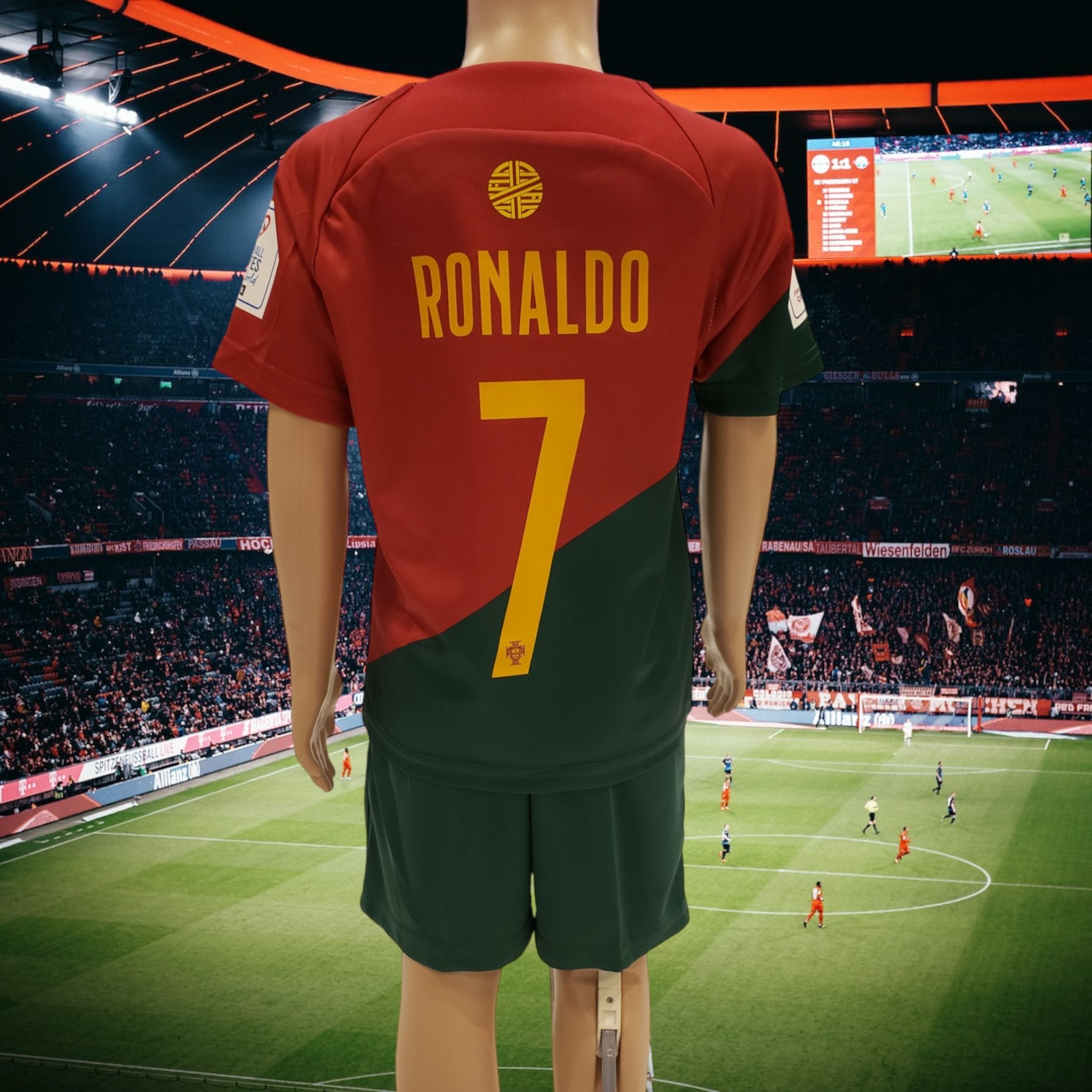 ronaldo jersey kids size 6