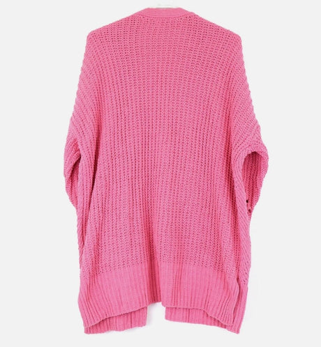 Style & Co. Chenille Open-Front Cardigan (Berry Punch - BELLEZA'S - Style & Co. Chenille Open-Front Cardigan (Berry Punch - BELLEZA'S - Sweater -