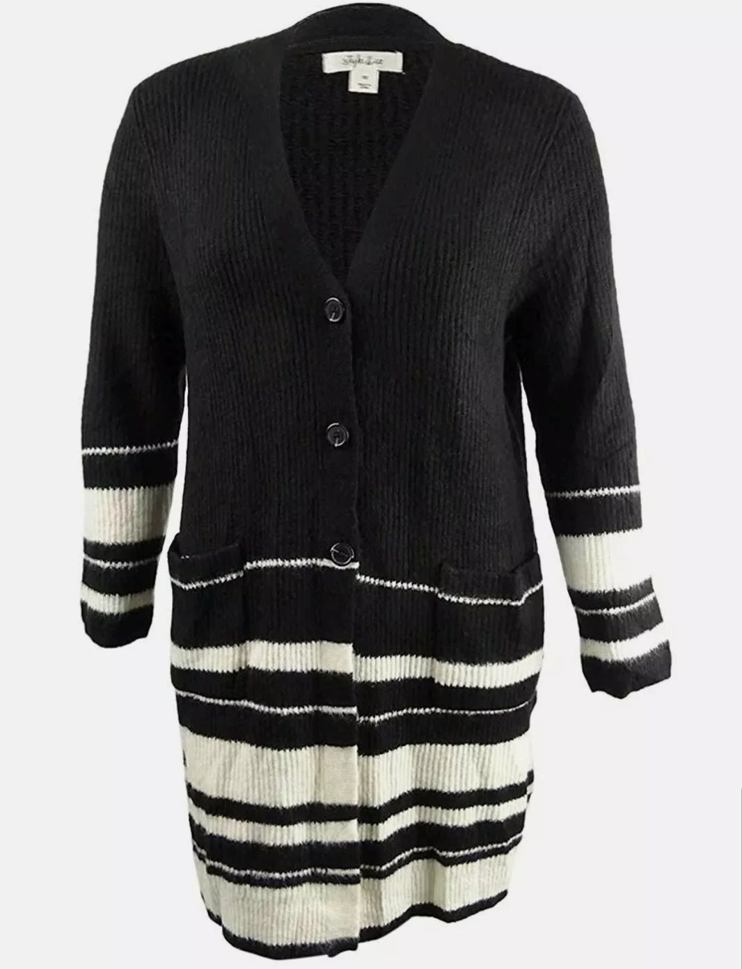 Style Co Petite Colorblock Striped Comp Deep Black Combo PXL - BELLEZA'S - Style Co Petite Colorblock Striped Comp Deep Black Combo PXL - BELLEZA'S - -