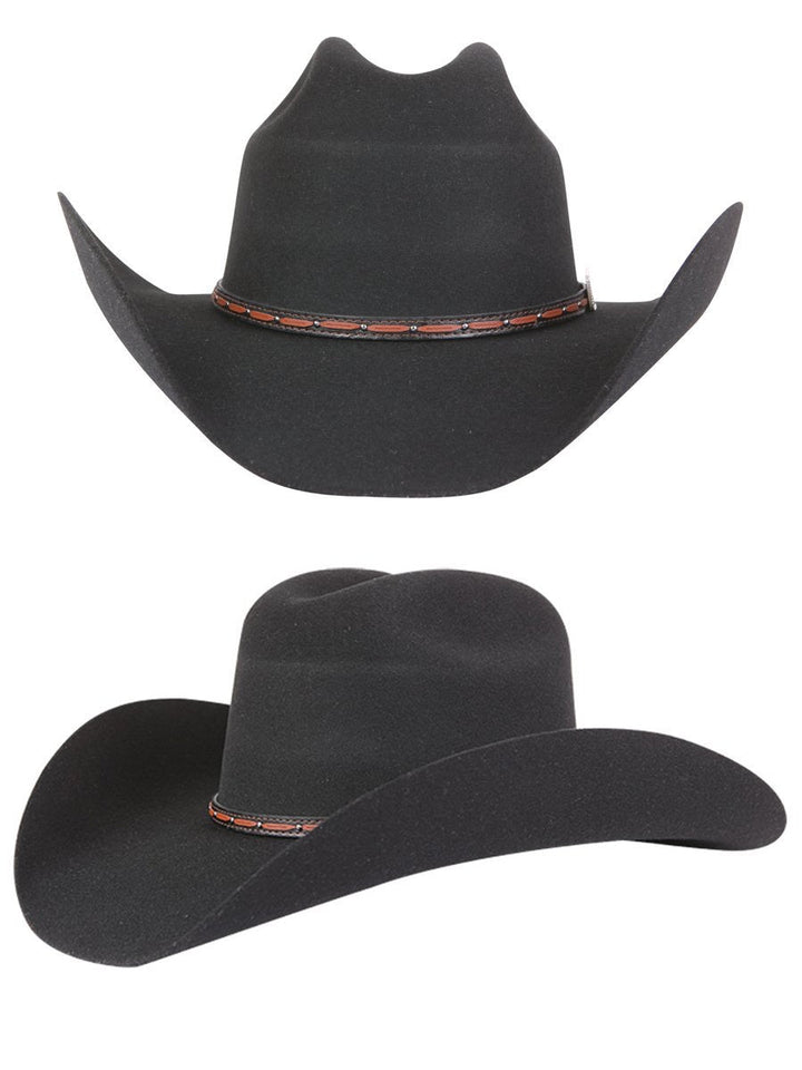 Texana El Señor De Los Cielos para Hombre 50X Lana Horma: Horse *NEGRO-41675* - BELLEZA'S - Texana El Señor De Los Cielos para Hombre 50X Lana Horma: Horse *NEGRO-41675* - BELLEZA'S - Texana - 41675