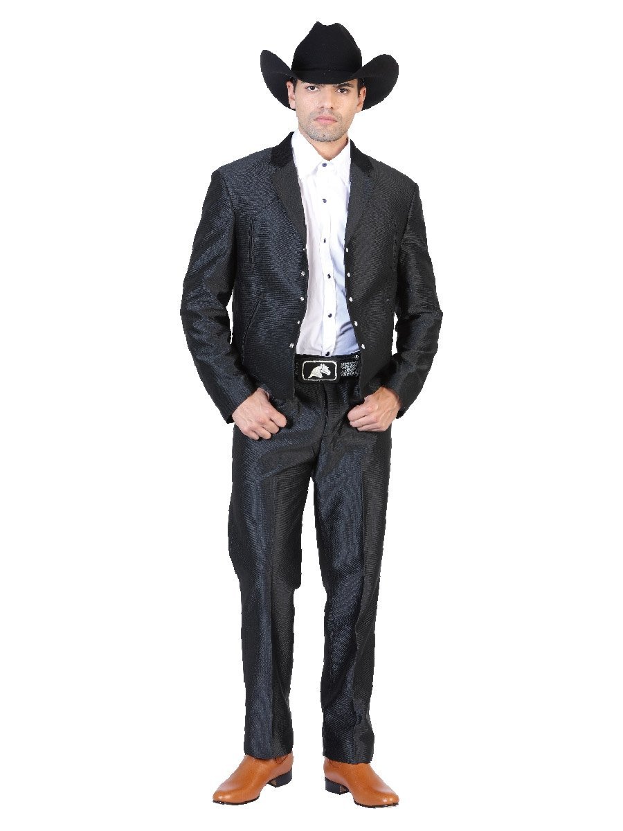 Traje Vaquero Para Hombre 'El Señor de los Cielos' NEGRO-42632 - BELLEZA'S - Traje Vaquero Para Hombre 'El Señor de los Cielos' NEGRO-42632 - BELLEZA'S - Chamarra - 42632